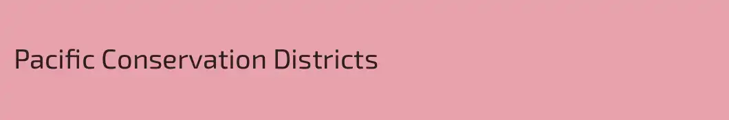 Pacific Conservation Districts